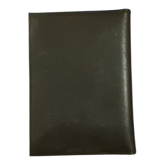 🧡 5 for $25 🧡 Sleek Black Leather Wallet passport holder - Picture 1 of 3